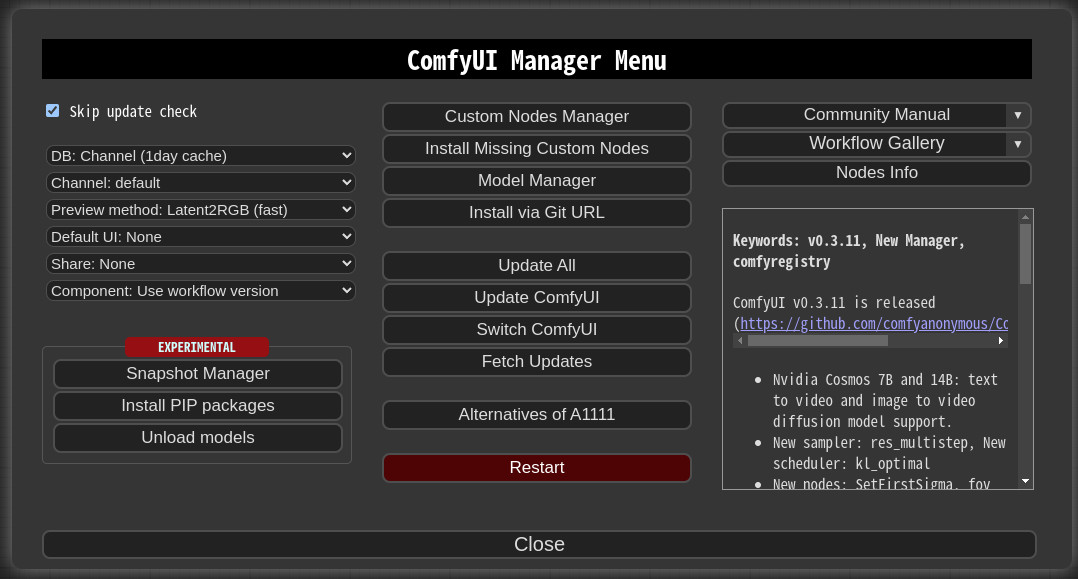 Get Comfy in Debian with ComfyUI